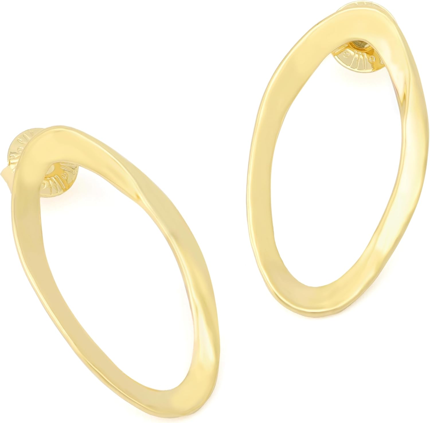 Robert Lee Morris Soho Jewelry Women's Oval Link Post Earrings - Image 3