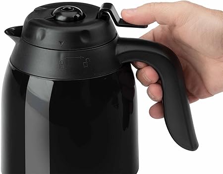 JECA1800 - Cafetera Goteo. Cafetera Electrica de 2 a 12 Tazas. Con Jarra Termo. Mantiene Temperatura hasta 12 Horas. Filtro Permanente. Capacidad: 1 L. Compacta. Apagado Automático. 650 W5