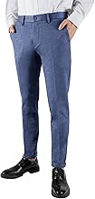 Re&X Men's Trousers Cotton Elastic Zzati Leisure or Work Classic Comfortable Elegant Men's Trousers
