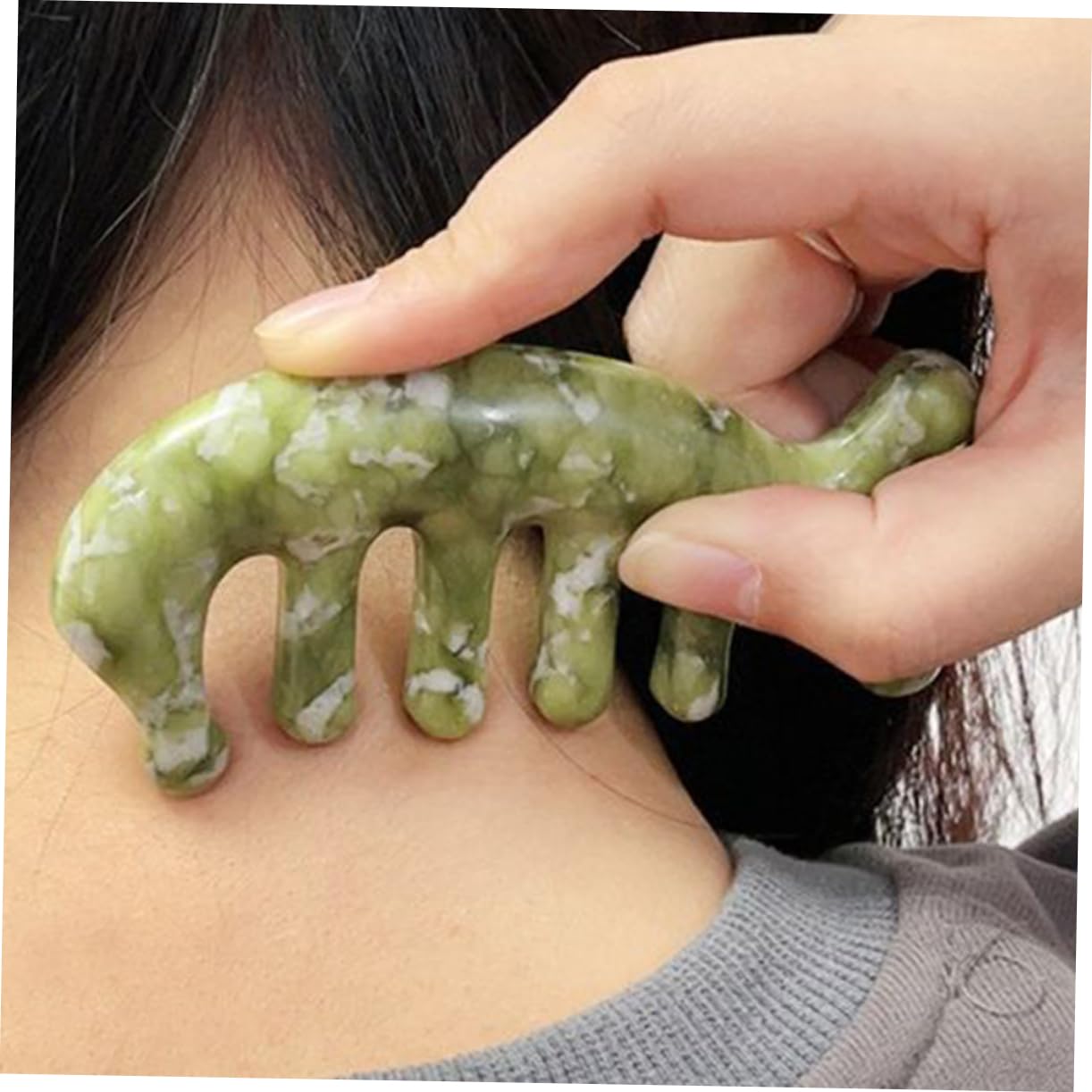 Healvian 3pezzi Pettine Massaggiatore Per Capelluto Strumento Di Massaggio Pratico Per Rilassare Corpo e Design Unico Forma Di Pesce Ottimo Per La Circolazione e Lo Stress