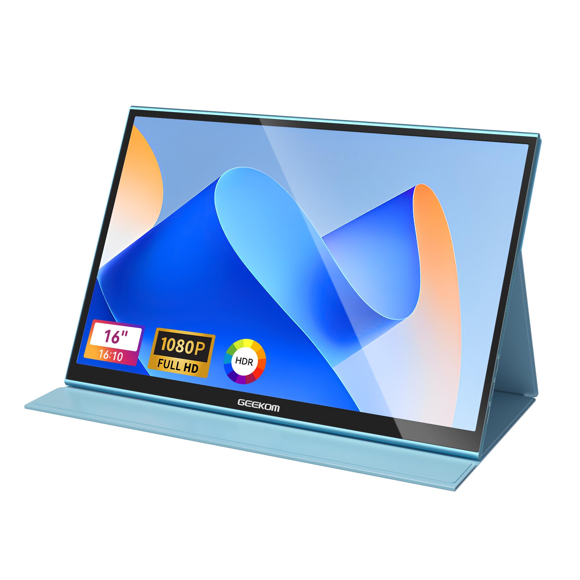 Amazon.com: GEEKOM Portable Monitor（2025）, 16'' 1200P FHD Laptop
