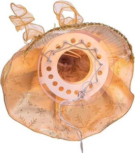 Miniatura 7 de Kurt S. Adler Árbol de ángel dorado claro claro UL 10 de 12 pulgadas, multicolor