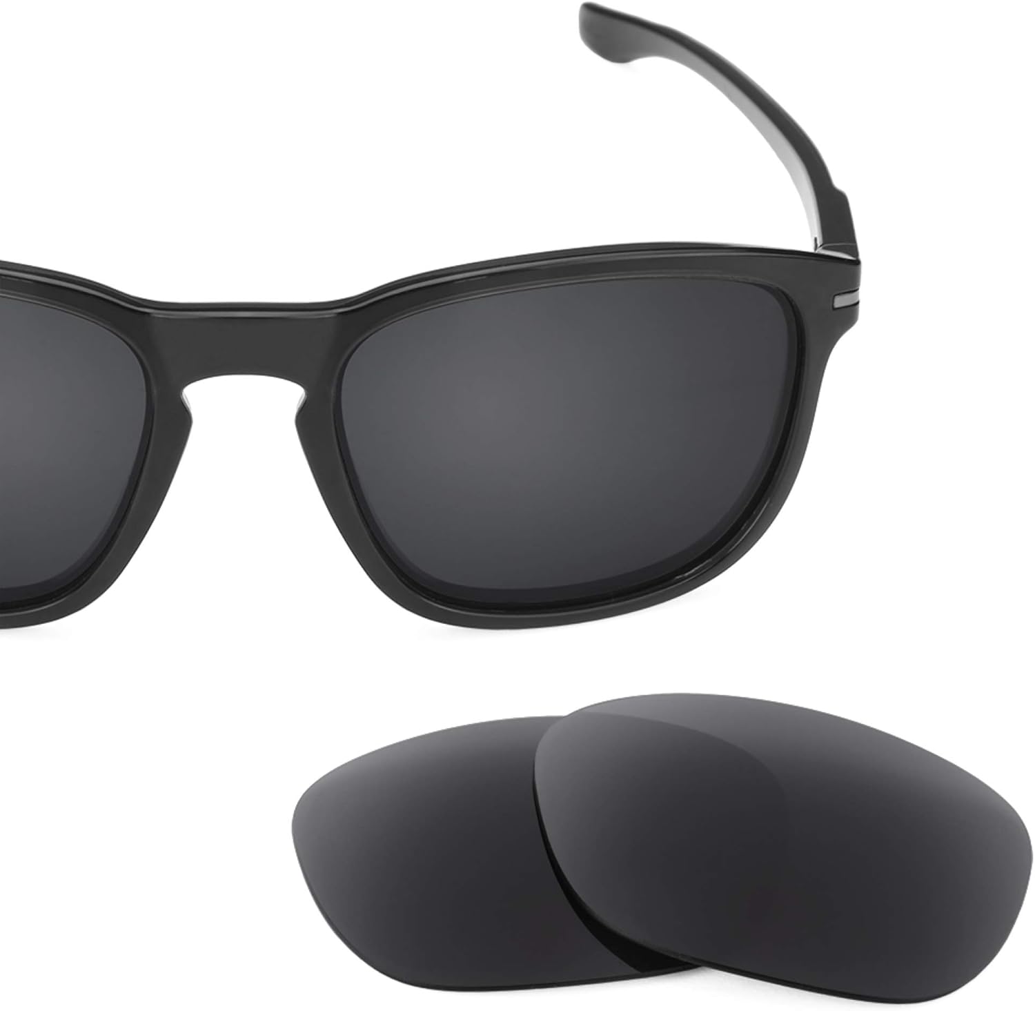 Revant Replacement Lenses for Oakley Enduro OO9223 Sunglasses - Non-Polarized Stealth Black