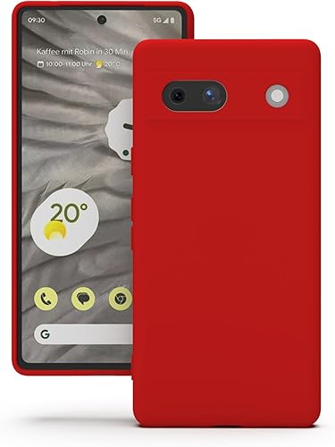 YATWIN Funda de silicona para Google Pixel 7A 5G, suave al tacto, a prueba de golpes, a prueba de polvo, antideslizante, funda de teléfono de cuerpo