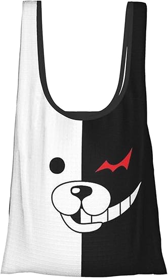 Amazon ダンガンロンパ モノクマ ウサミ モノミ エコバッグ トートバッグ コンビニバッグ 防水 買い物 大容量 軽量 かわいいおしゃれ レディース 人気 旅行 ショッピング キャンペーン キャラクター Osers エコバッグ 買い物バッグ