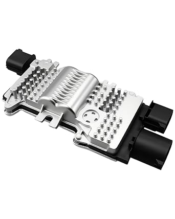 01247391 Engine Cooling Fan Control Module Fit for Ford Flex 2009-2019 Fusion 2006-2020 Taurus 1986-2019 Some Models, Radiator Fan Relay Replace 1137328617 20787305 1247391
