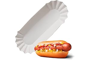 Hot Dog Paper Holders: 50-Count Disposable Trays for Effortless Food Serving