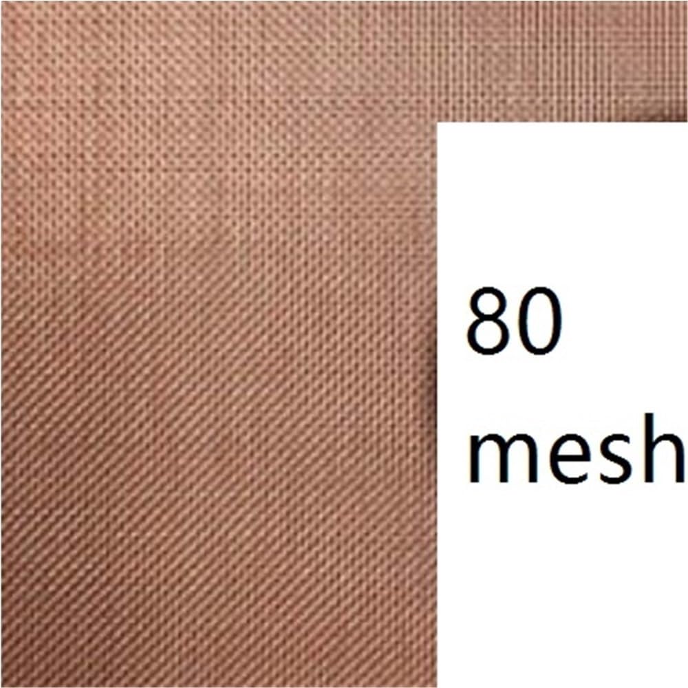 Hoja de detección de filtración Malla de cobre roja filtrante, rejilla metálica, alambre superficie lisa y uniforme for decoración edificios (1 unidad)