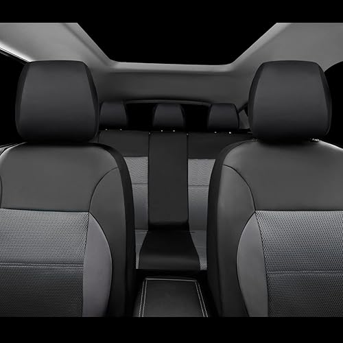 Miniatura 4 de Pase de Coche  11pcs lujosas Piel Sintética paquete de fundas para asientos - universal apropiado para vehículos, con 0.2 pulgadas Interior