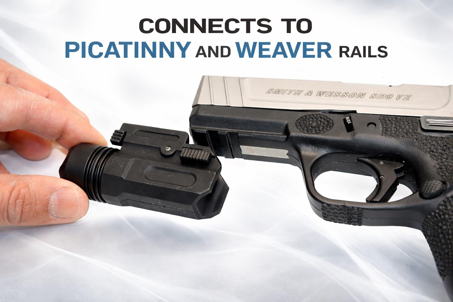 Amazon.com: Trinity 300 Lumen Tactical Mounted Flashlight