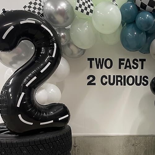 Miniatura 3 de Smlpuame - Globos grandes de 40 pulgadas de números del 0 al 9, globos numéricos para decoración de fiesta de cumpleaños, globos de helio de