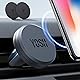 【コンパクト】YOSH スマホホルダー 車 マグネット エアコン 車 スマホスタンド 小型 吹き出し口に妨げない 磁力強化 しっかり固定 軍用シリコン素材 車載スマホホルダー マグネット 磁石 取付簡単 ブラック 黒 MagSafe非対応 iPhone/AQUOS/ARROWS/Pixel/Xperia/Galaxyに対応