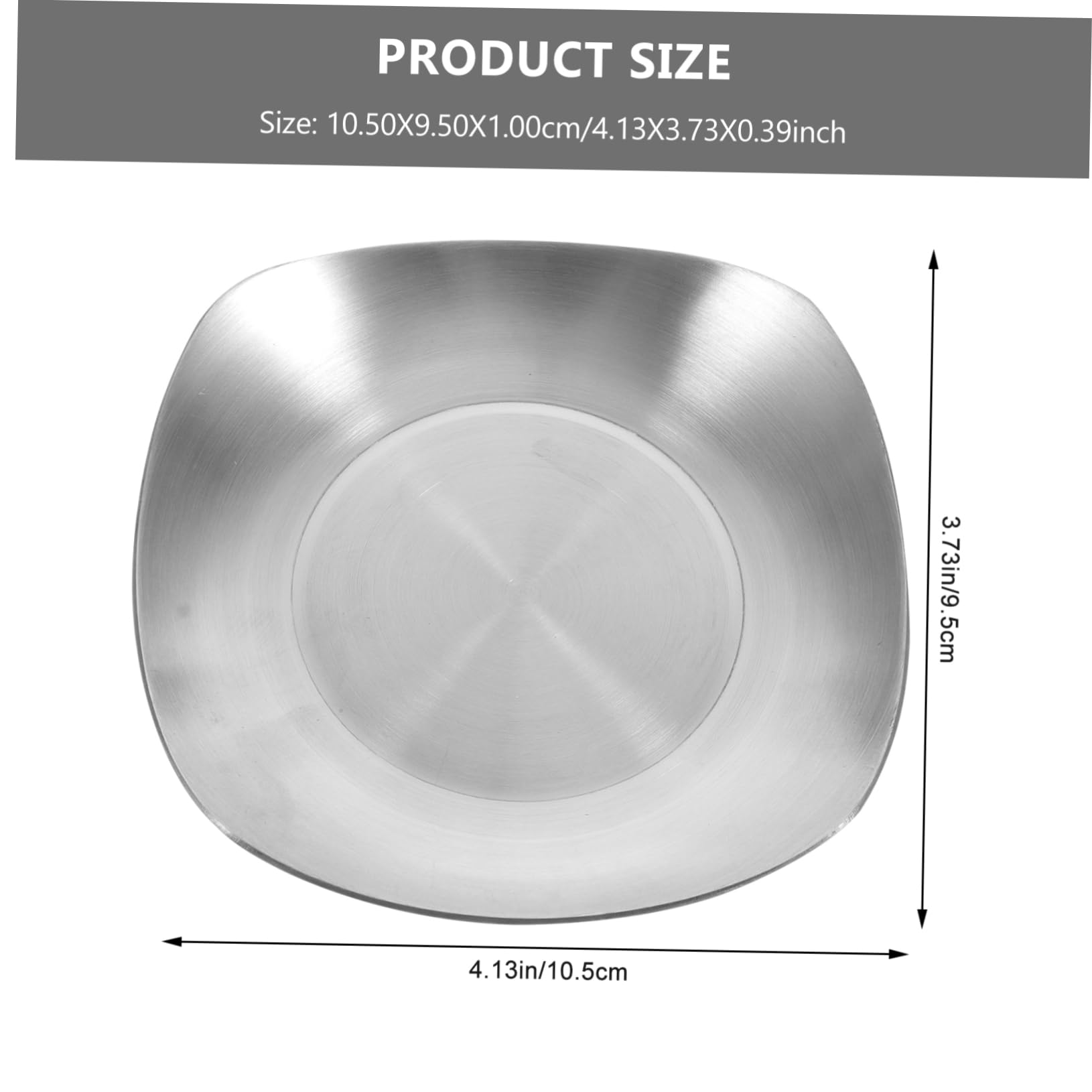FUNOMOCYA Seasoning Dish Korean Style Shape Plate Side Dish Tray for Kitchen Use Practical and Space Saving Design Skid Base for Stability