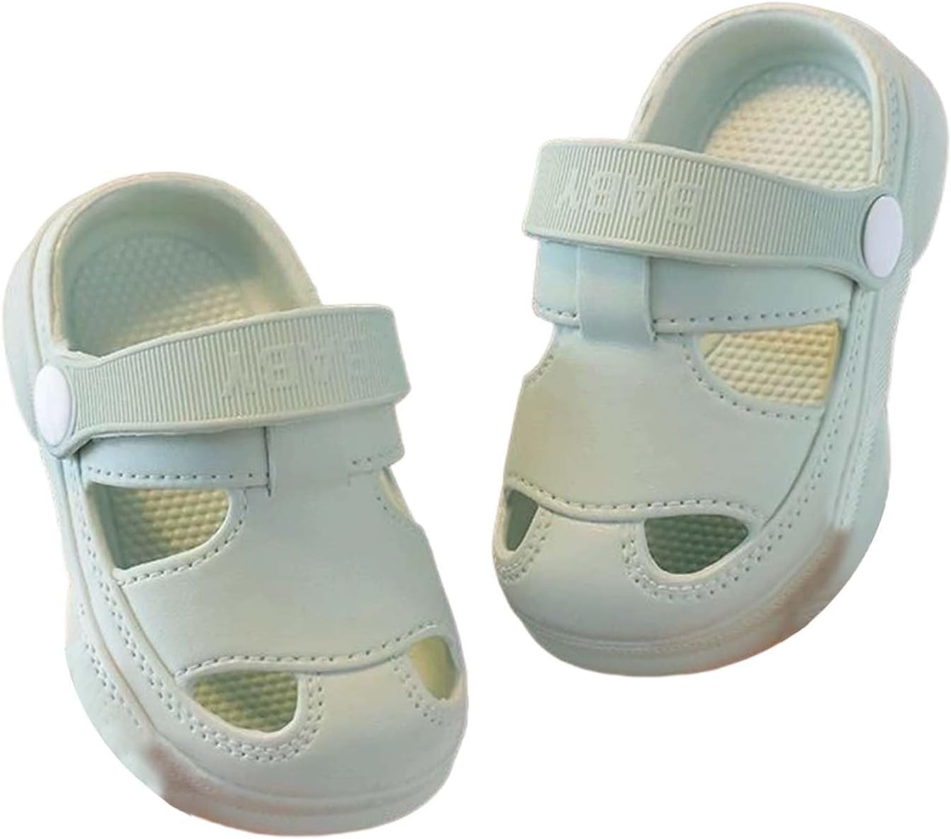 Generisch Badeschlappen Kinder, Badelatschen Kinder Flache Strand Sandalen Hausschuhe Leichte Duschschuhe Unisex Mädchen Jungen Pantoletten Wolkenschuhe | Eva, 24-36 Eu