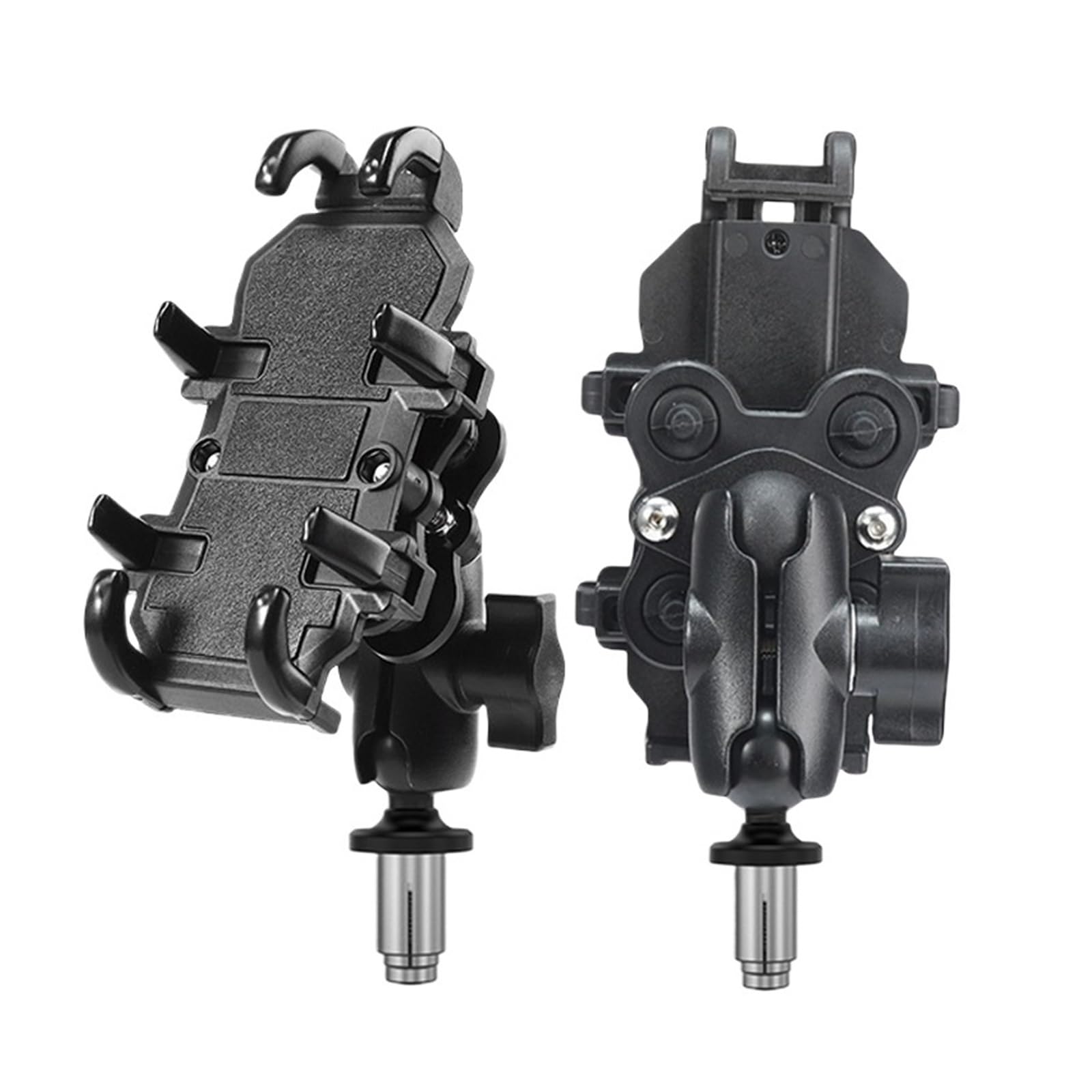 Supporto for Telefono for Bici Da Moto Con Ammortizzatore Da 4,7-7,1 Pollici | Clip GPS for stelo forcella manubrio for fissaggio cellulare antiurto(Handlebar)