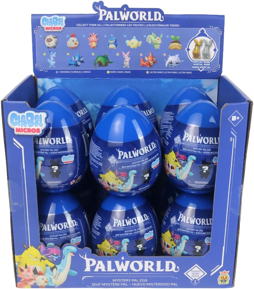 The Loyal Subjects PALWORLD 1.5-inch Cheebee Micro Blind Mystery Pal Egg 12-Pack Set