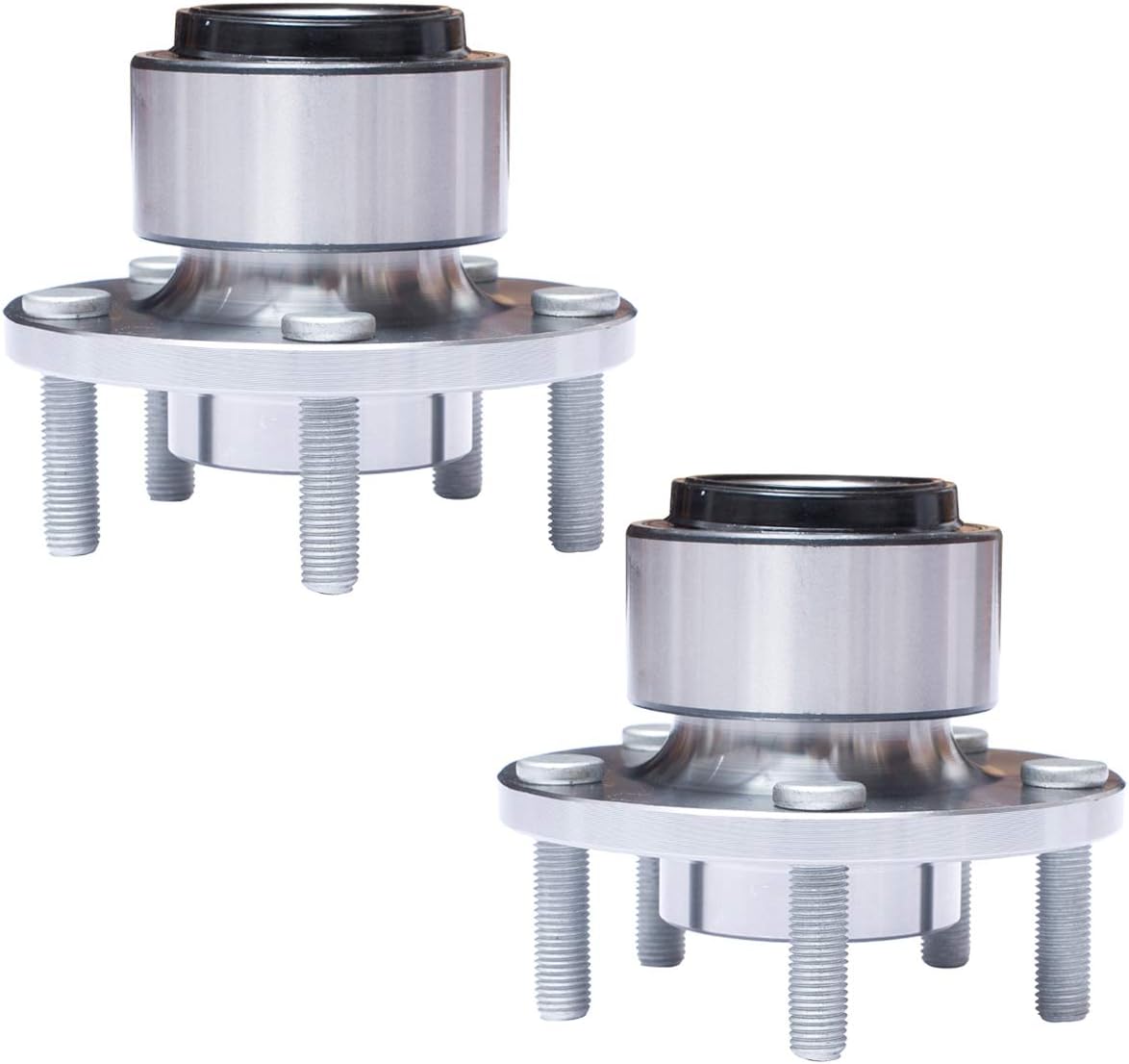 Front Wheel Hub and Bearing Assembly Compatible With 2005 06 07 08 09 10 11 2012 Volvo S40 2007-2013 C30 2006-2013 C70 2005-2011 V50 AUQDD 513255 x2 (Pair) [5 Lug Hub]