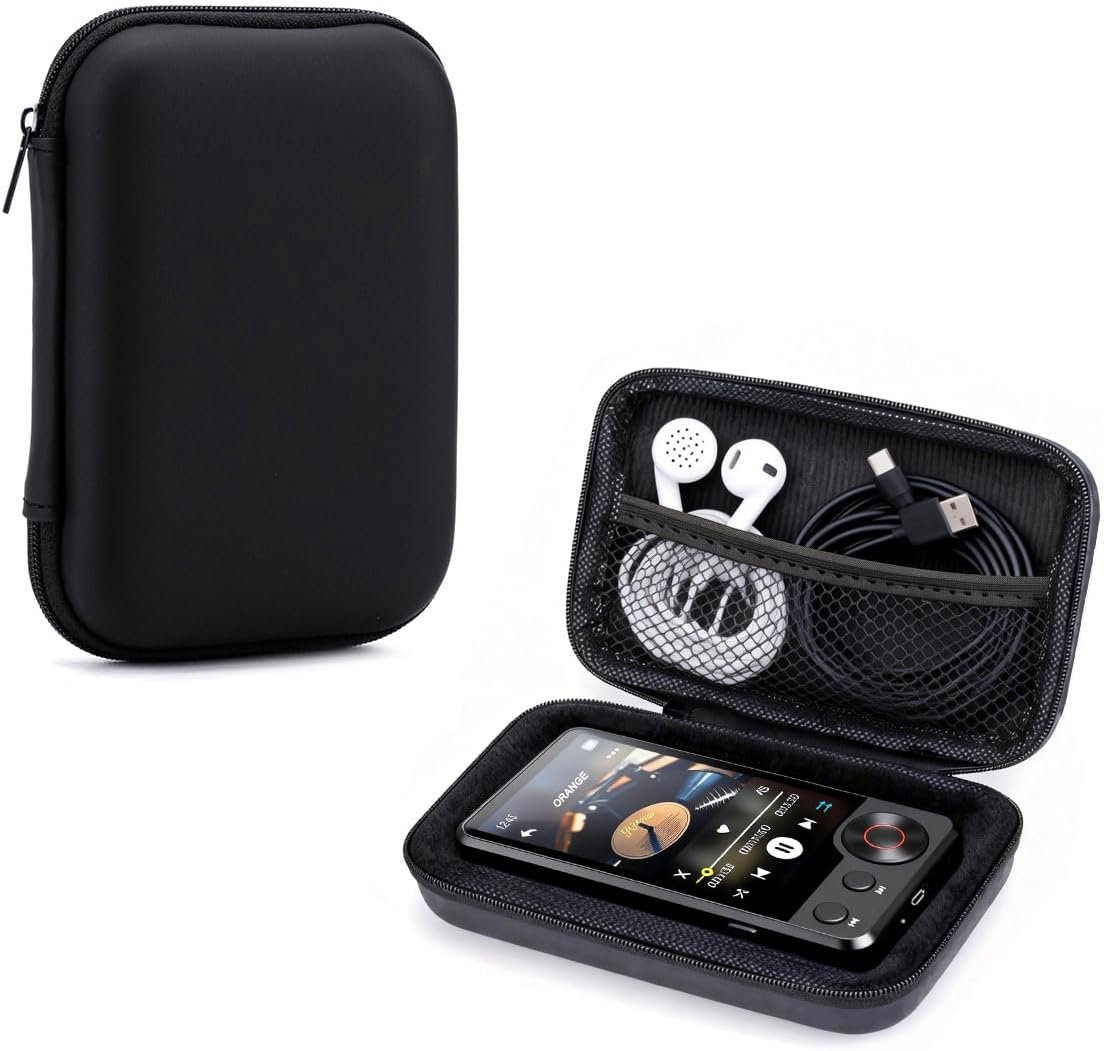 Carrying Case Compatible with MECHEN D53 MP3 Player Case Shockproof Lightweight Durable EVA Hard Shell Protective Cover Compatible with MECHEN D53 HiFi MP4 Player