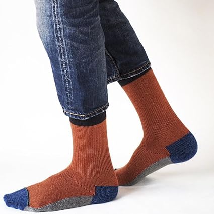 RASOX☆ラソックスL字型靴下Mサイズ24～26㎝：フェアアイル・クルー／中厚 Amazon | [アナグラム] [ラソックス] rasox 靴下 ソックス