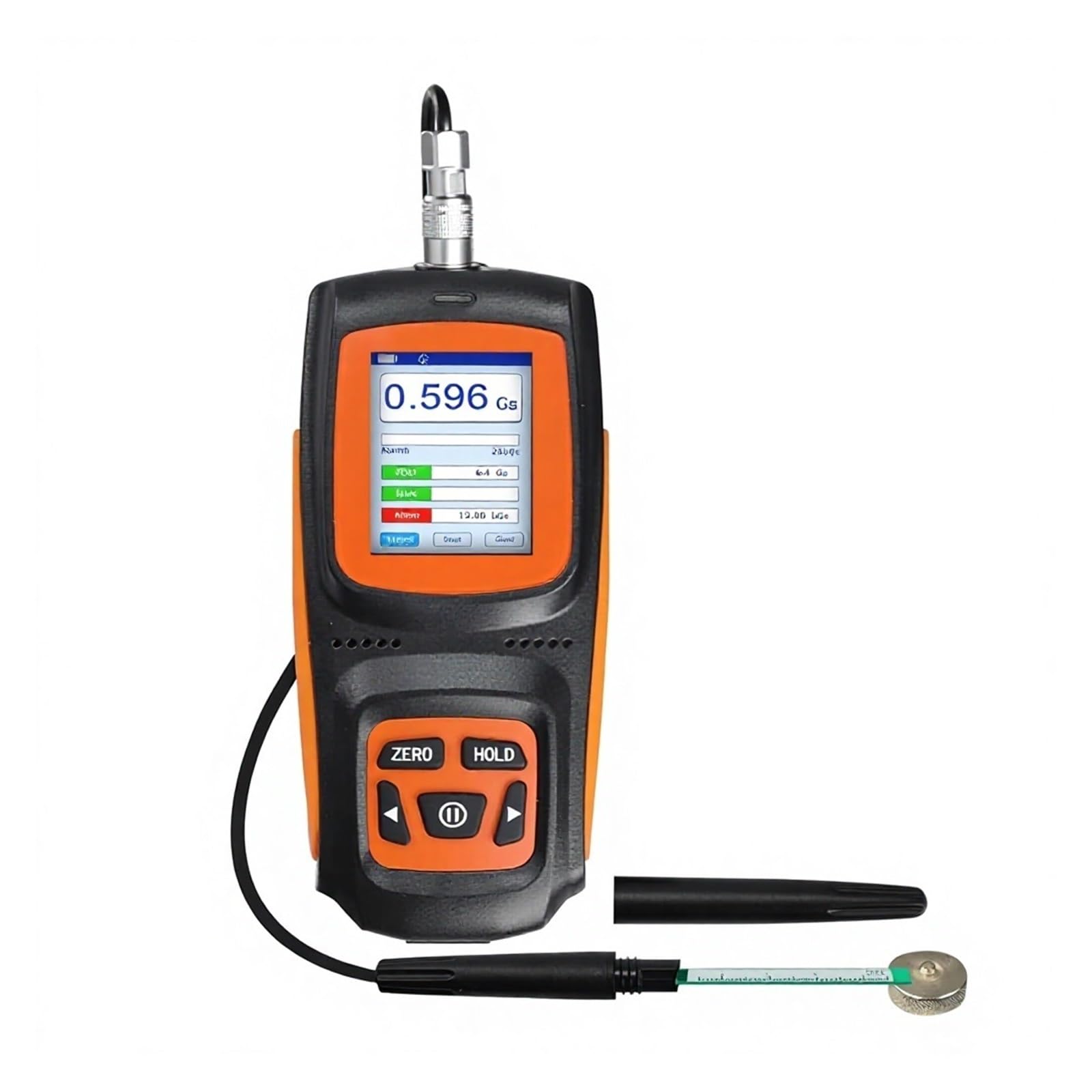 Gauss Meter Rechargeable High Accuracy 1% Hall Probe 0~2500mT/0~25000Gs for Industrial Inspection