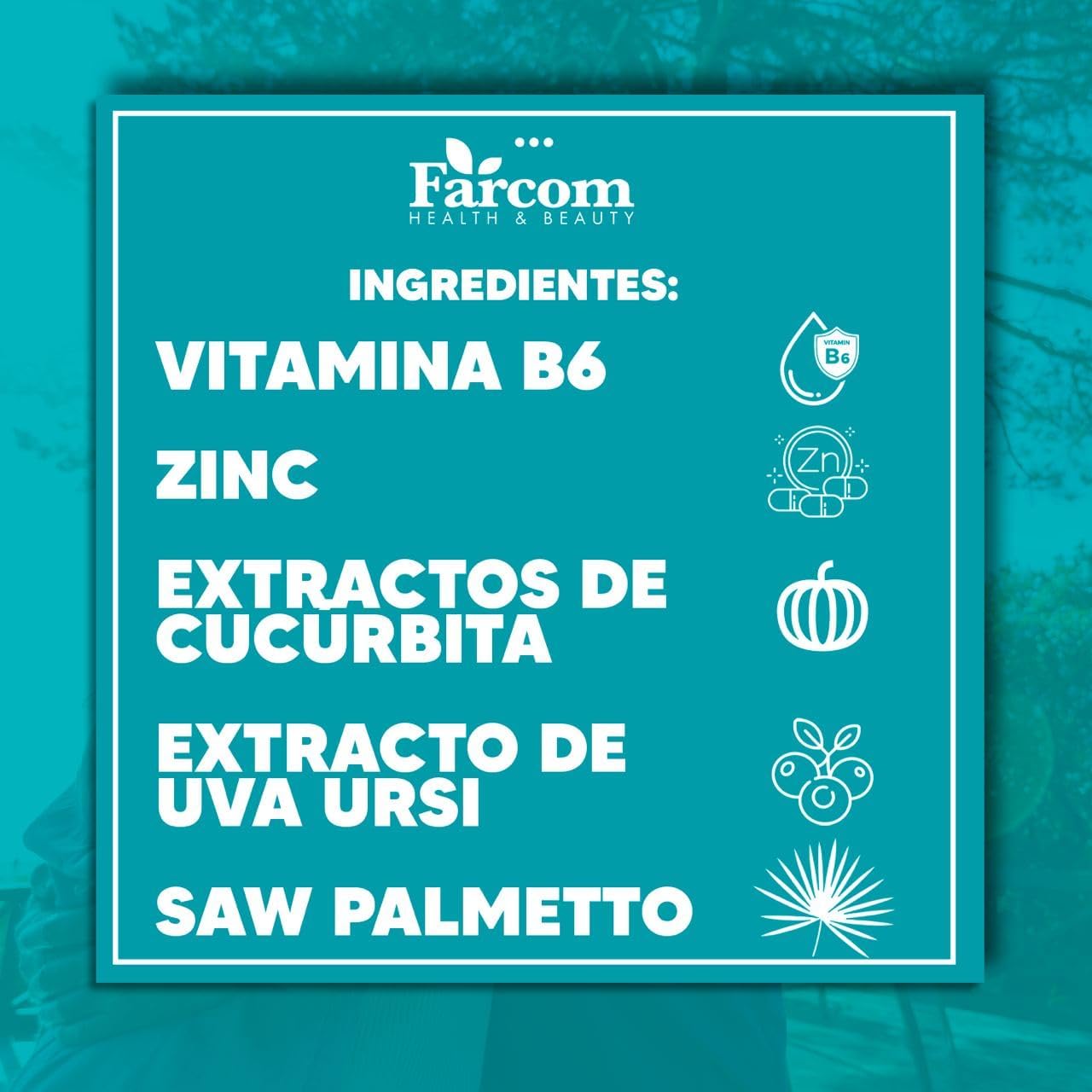 Suplemento de próstata para Hombres: Reduce Los viajes de baño de día y de Noche, mejora el flujo urinario y Alivia las incomodidades diarias, Con Saw Palmetto.