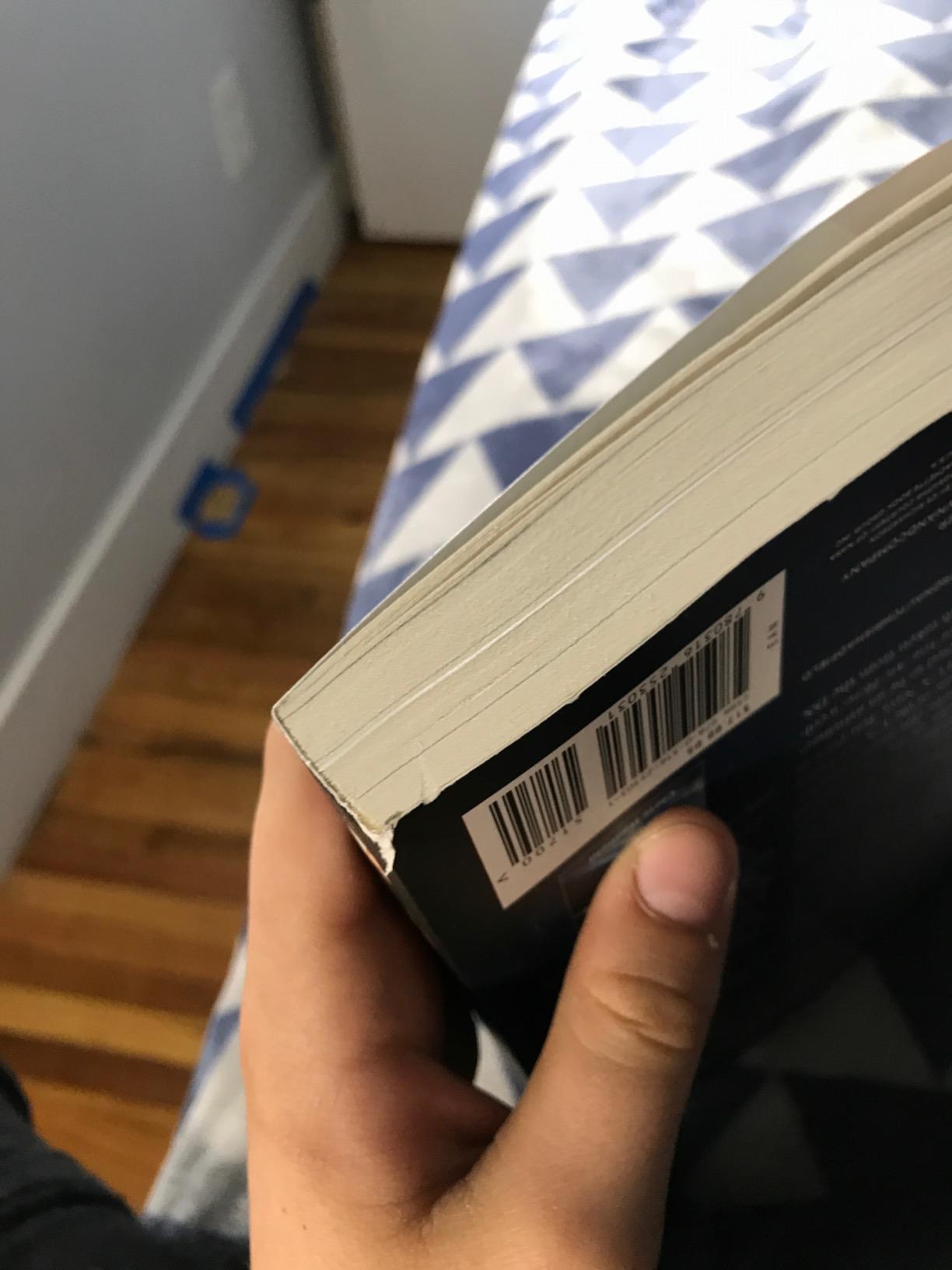 Damaged on arrival, great book though!!!