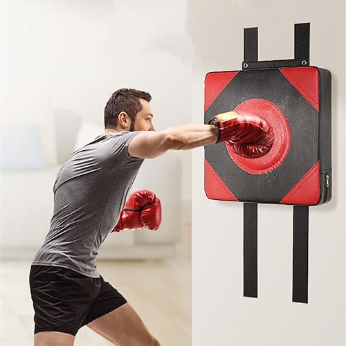 Miniatura 9 de Punch Wall Pad Wall Punch Focus Target Pad Wall Target Stick Wall Fighting Pad Boxing Pad para entrenamiento Altura ajustable Cuero Bolsa de esponja