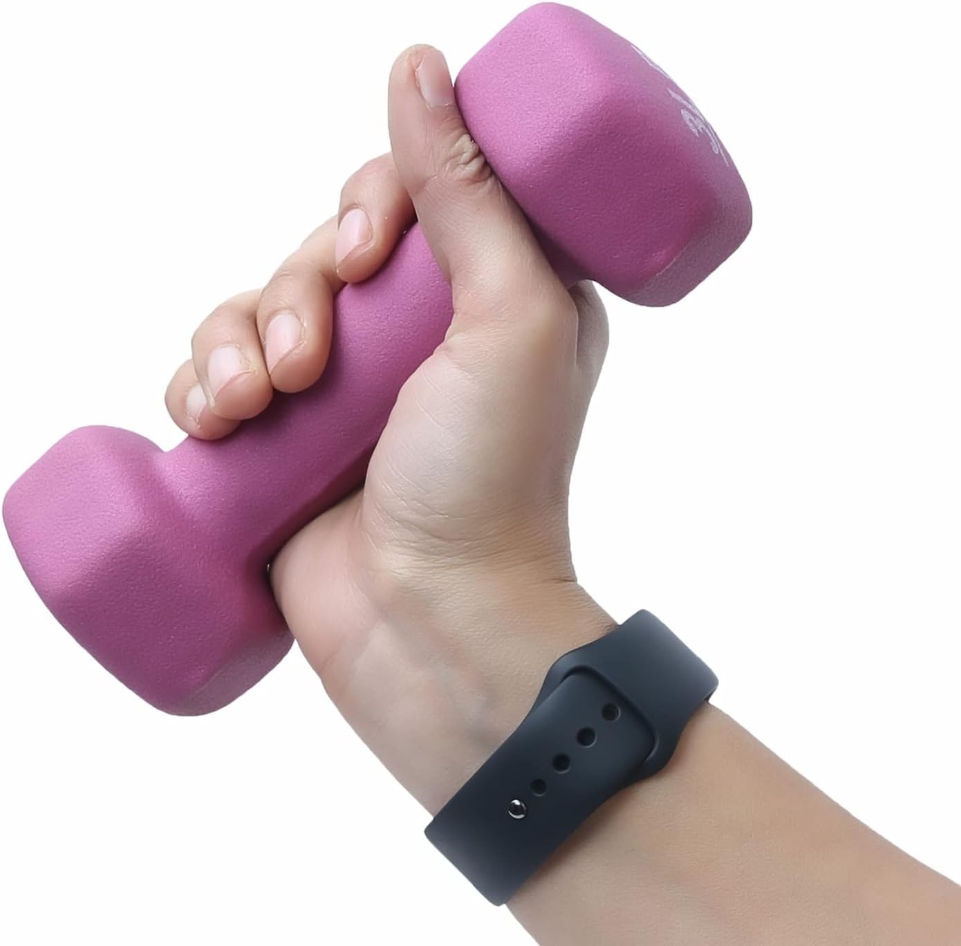 Premium Half Coating Cast Iron Neoprene Fixed Weight Dumbbells