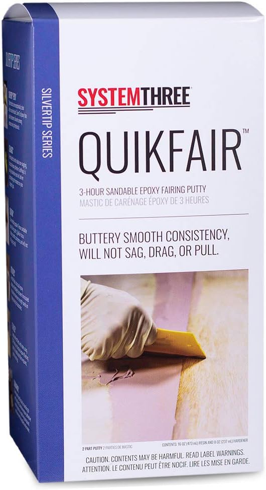 System Three QuikFair Epoxy Fairing Putty, 1.5 Pint Kit