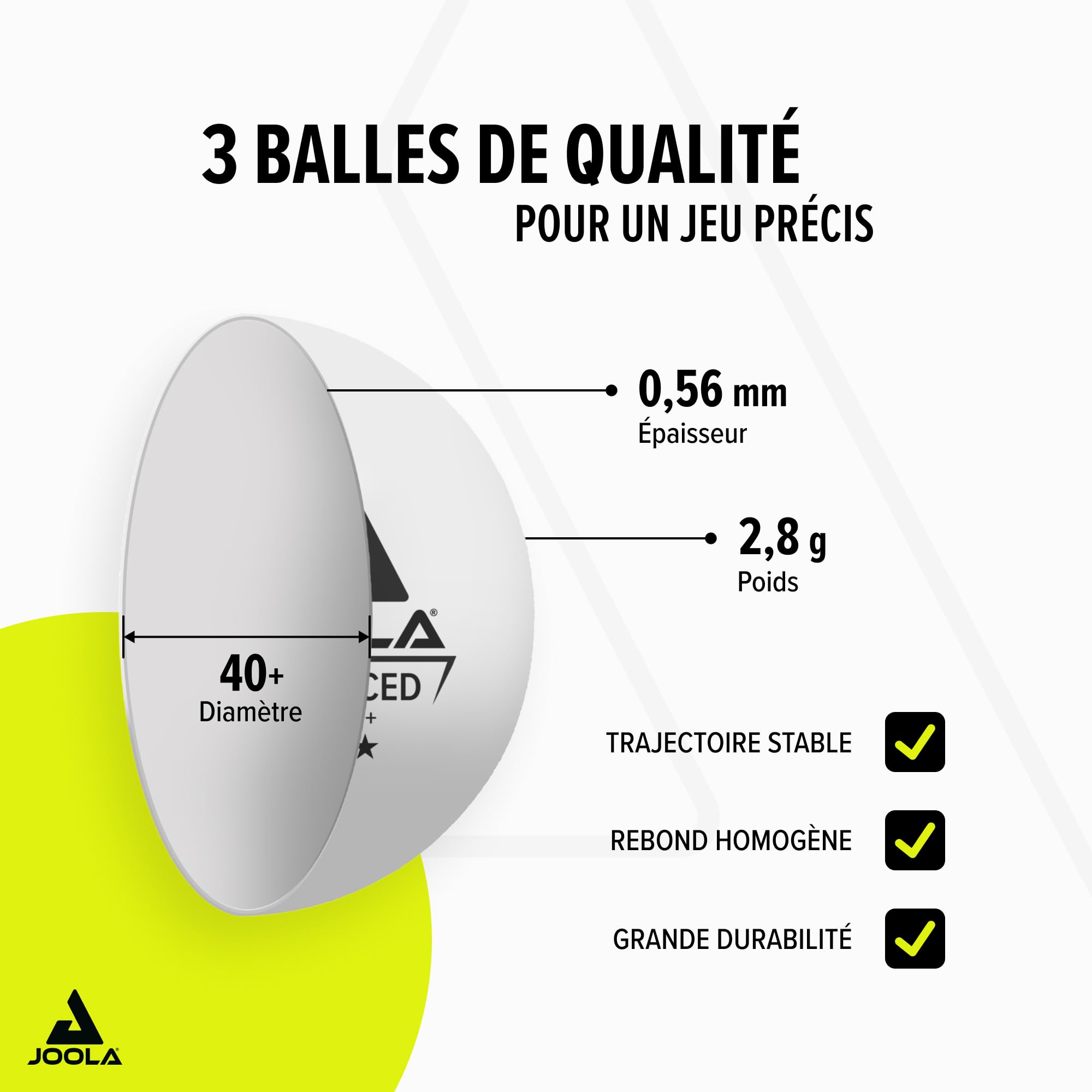 JOOLA Set de Raquettes de Ping Pong TEAM SCHOOL