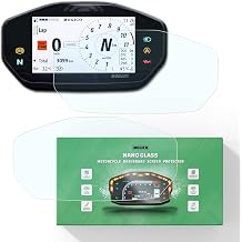 Nano Glass Dashboard Screen Protector for Ducati Hypermotard 950 2019+ / Monster 1200 821 797 659 2013-2024 / Supersport 950 2021+ | 2x Ultra Clear, Scratch-Resistant, Motorcycle Accessories