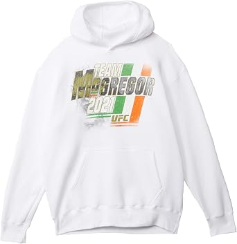 UFC Team Conor McGregor Slant Hoodie White MD