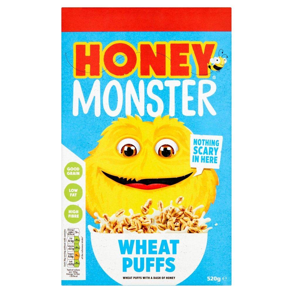 Honey Monster Puffs - 520g - Pack of 2
