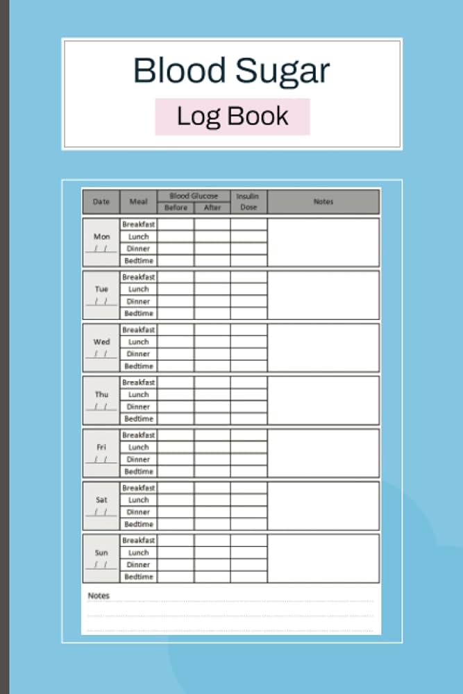 blood-sugar-log-book-weekly-blood-sugar-diary-for-104-weeks-or-2-years-tracking-daily-diabetic-glucose-tracker-journal-4-times-before-after-breakfast-lunch-dinner-bedtime-books-lh-amazon-com-books for Free Printable Glucose Monitoring Log Blood Sugar Log Book: Weekly Blood Sugar Diary, For 104 Weeks or 2 Years Tracking, Daily Diabetic Glucose Tracker Journal, 4 Times Before-&-After Breakfast, Lunch, Dinner, Bedtime: Books, LH: Amazon.com: Books for Free Printable Glucose Monitoring Log