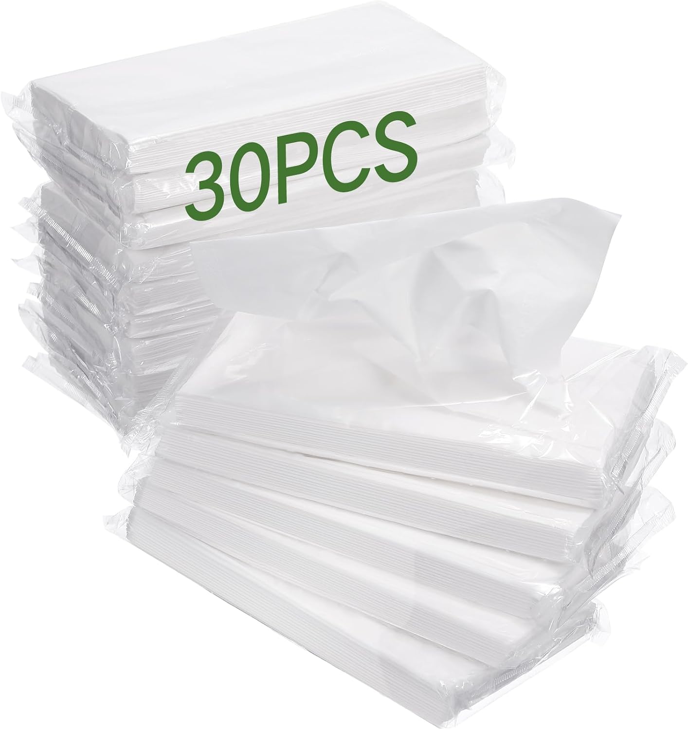 Mudder 30 Packs Car Visor Tissue Refills, 3-ply 30 Sheets/pack
