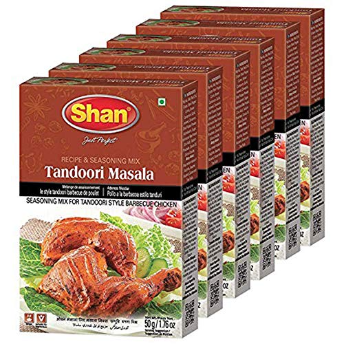 Shan Tandoori Masala, 6 Pack, 6 x 50 g (B08BFRRW95) Amazon Price History, Amazon Price Tracker