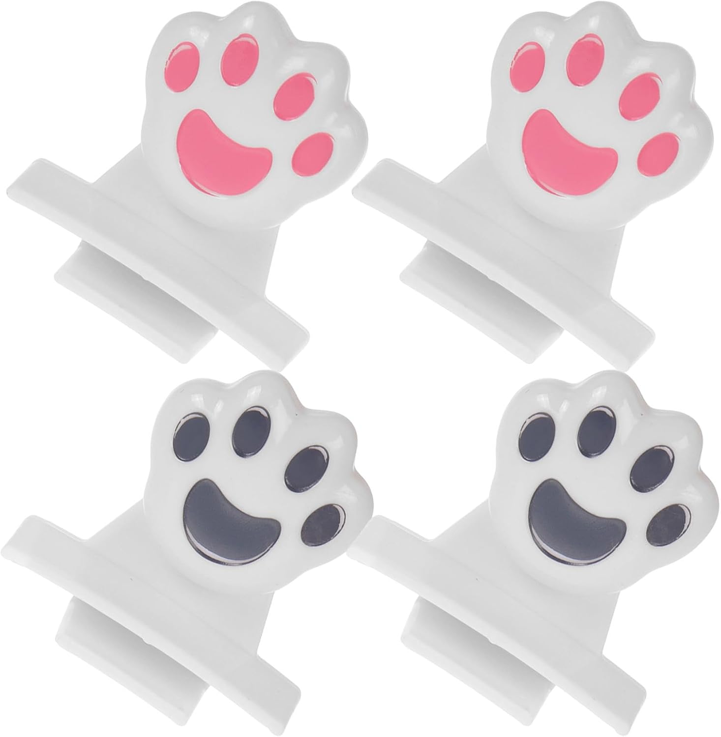 4pcs Toilet Seat Cover Lifter Handle Cat Paw Shaped Abs Material Easy Operate Hygienic Priority Toilet Lid Opener for Office and Hotel Use Random Color
