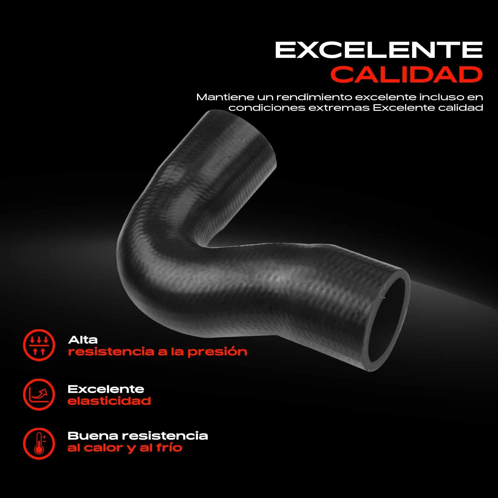 Frankberg Manguera de aire de carga Manguera Turbo Diesel Compatible con Golf IV 1J1 1.9L O.c.t.a.v.i.a I Combi 1U5 1.9L A3 8L1 1.9L Leon 1M1 1.9L O.c.t.a.v.i.a I 1U2 1.9L Replace# 1J0145838B