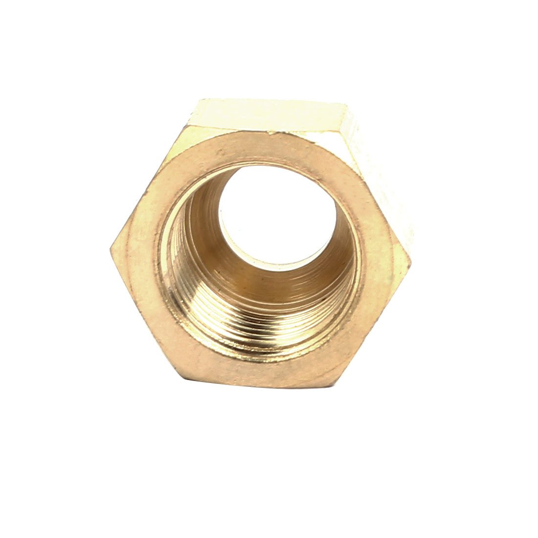 Aexit 3/8BSP Brass Civil Equipment Hardware Accessories Flare Nuts Air Conditioner Parts Fittings 5pcs for 10mm Dia Pipe Model:77as493qo16