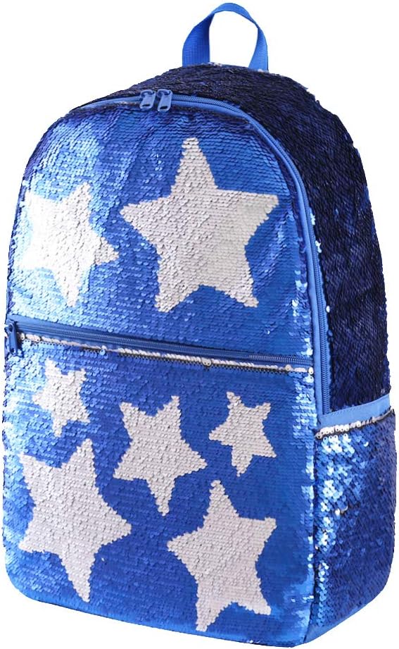 Sequin School Backpack for Girls Boys Kids Cute Kindergarten Elementary Book Bag Bookbag Glitter Sparkly Back Pack