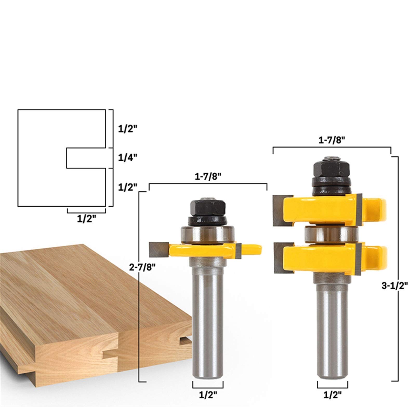 Zkenyao-Router Bit 1/2