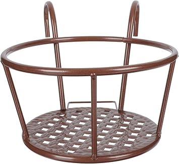 Flowerpot Rack Balcony Planting Flowerpot Display Rack Home Flower Rack Iron Handrail Frame Guard Rail Hanging Flower Shelf Balcony Hanging Pot Holder Vegetables Hanging Wall Hanging Flower Shelf