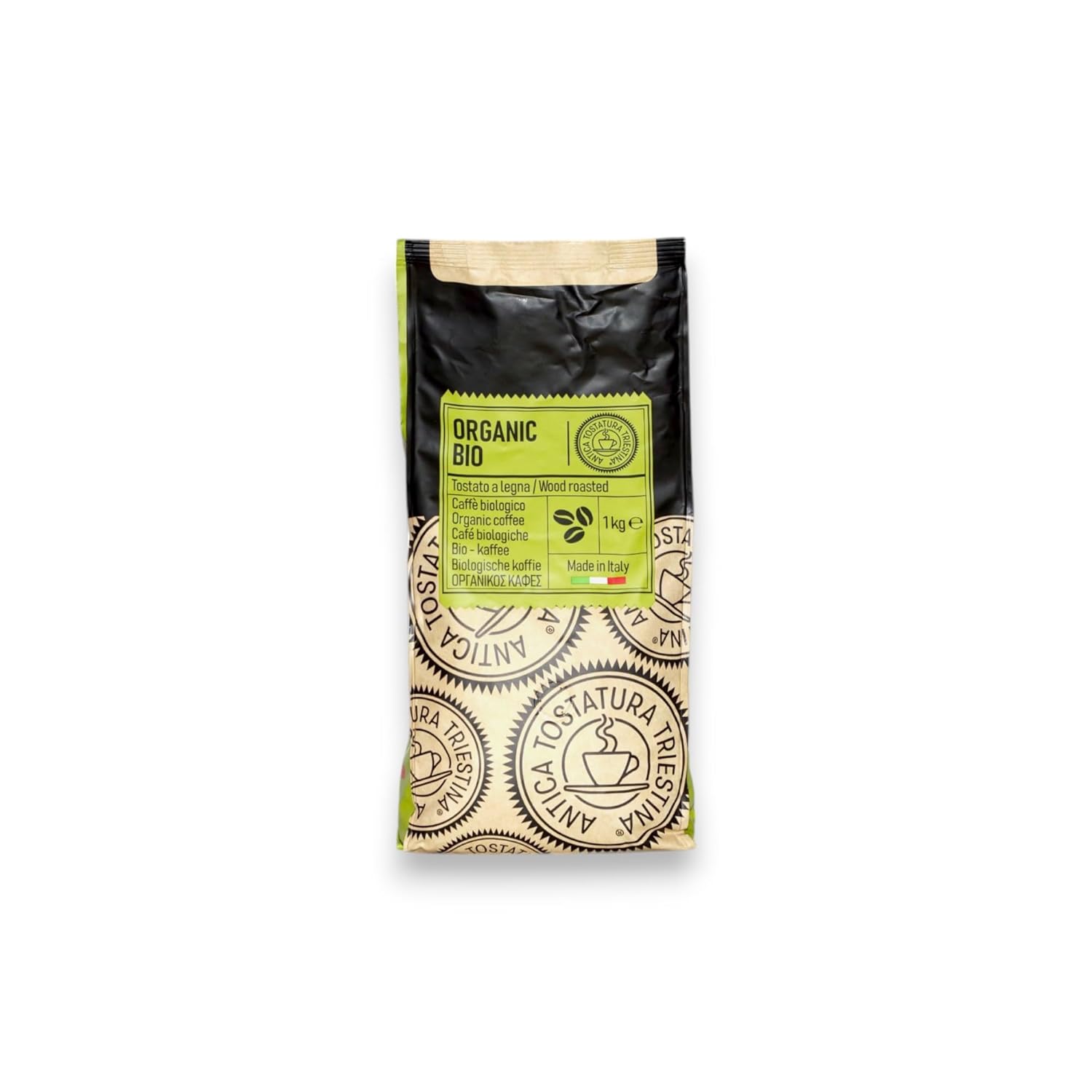 Café en Granos Orgánico Tostado en Leña - Antica Tostatura Triestina - 1kg