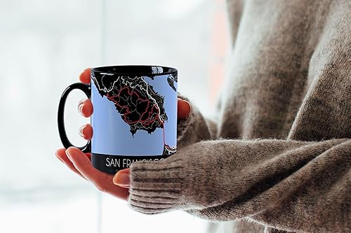 Miniatura 330 de TJ Originals Marine Corps Trail - Taza de café de cerámica de 11 onzas, regalos motivacionales para hombres, recuerdo de camino de maratón, regalo