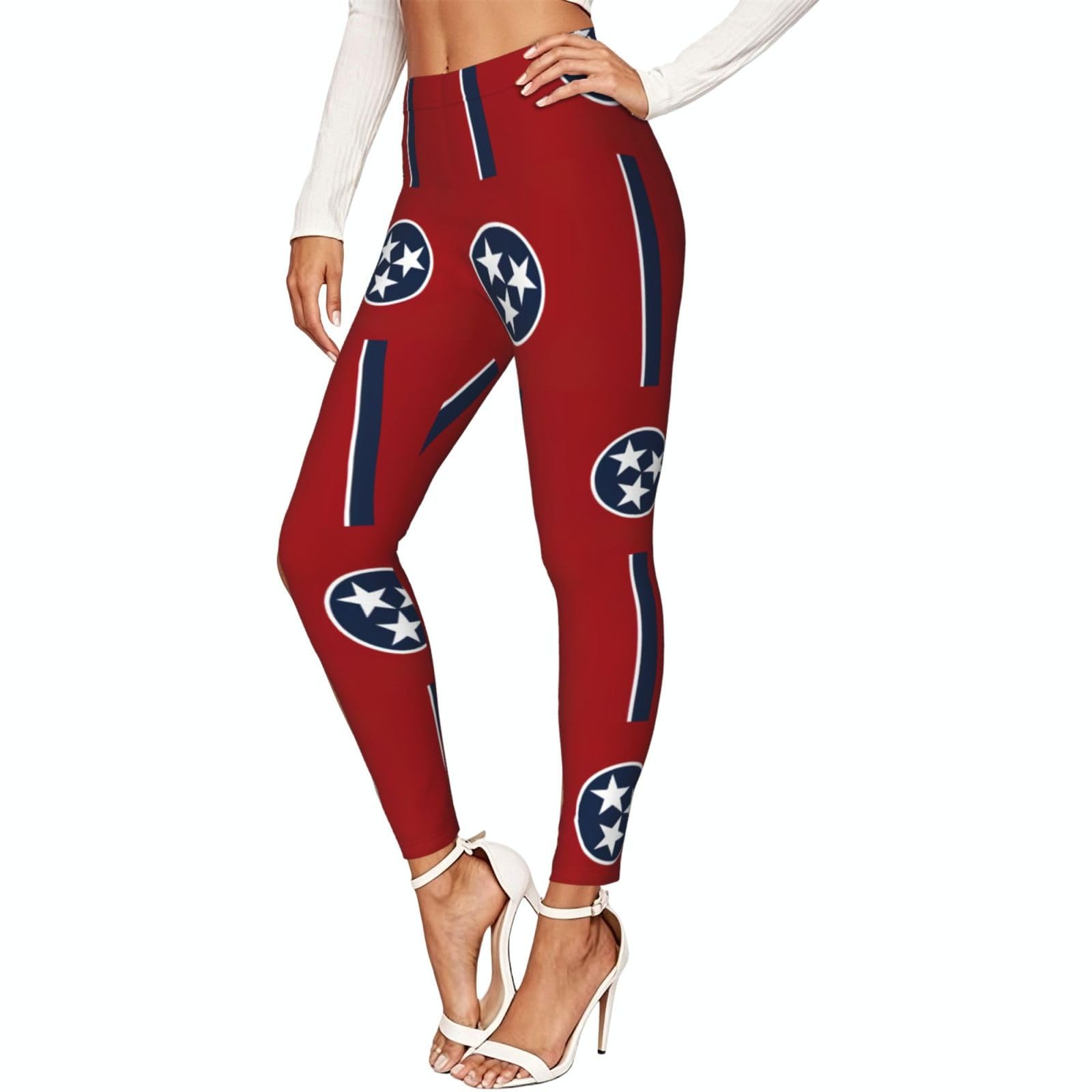 Leggings de compresión suaves de Tennessee para fitness femenino 7