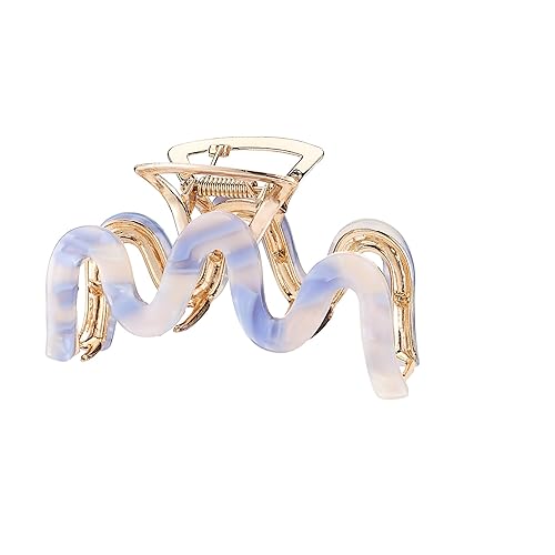 Miniatura 10 de Sinide - Pinzas de metal para el cabello de 3.5 pulgadas, pinzas grandes de acetato de celulosa, pinzas para cabello largo y grueso, accesorios