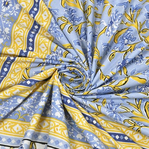 Image of Skin Friendly bedsheet Double Size Bed Cotton bedsheets for Double Size Bed, 1 Double Size bedsheet Cotton with Pillow Cover Set of 2 | 240 TC Soft Bed Sheet Double Size