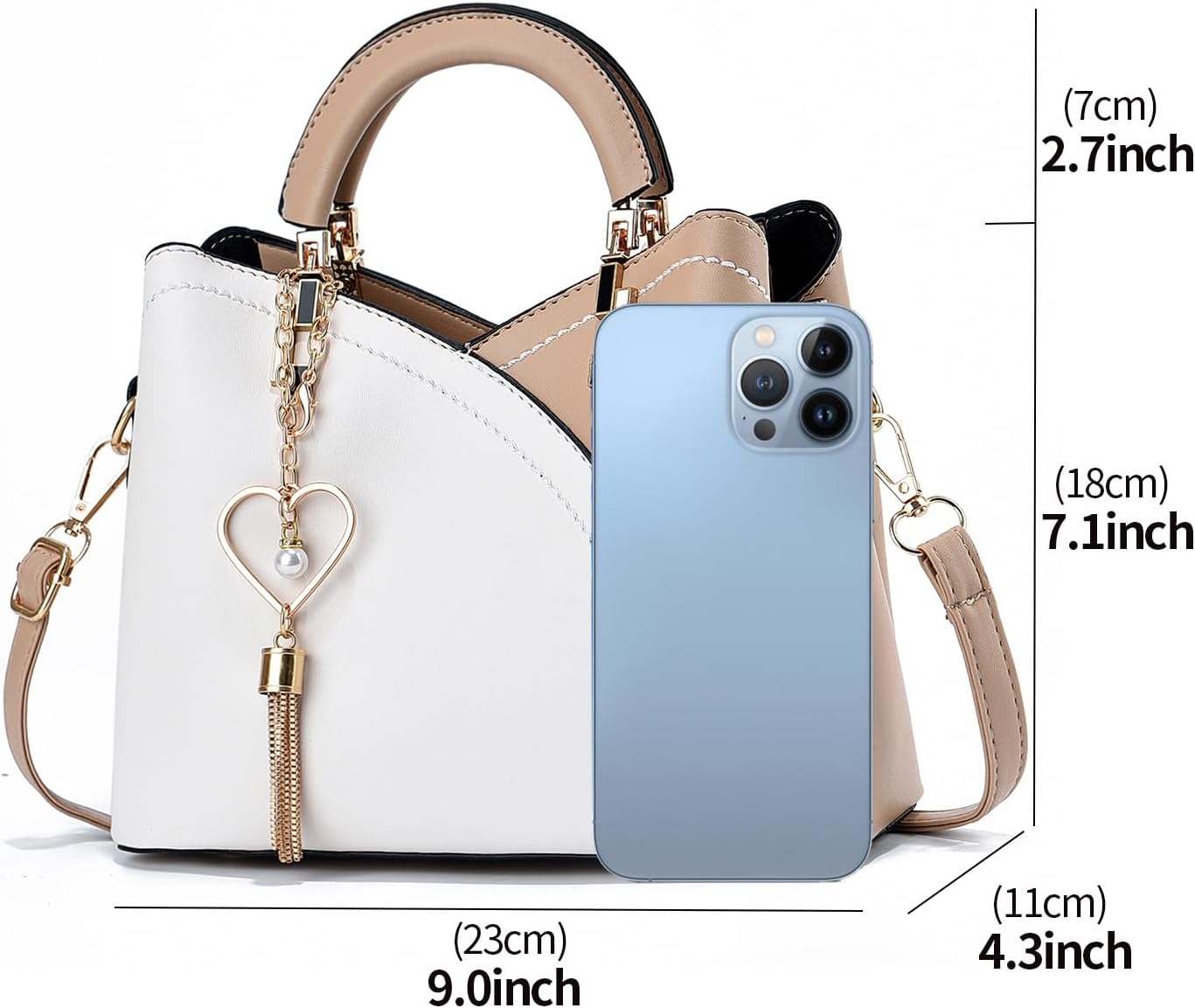 Xiaoyu Small Purses and Handbags for Women Fashion Crossbody Bag Lightweight Shoulder Bag Top Handle Satchel Purse