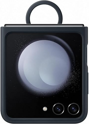 Samsung Galaxy Official Silicone Case with Ring for Z Flip5, Indigo - 1