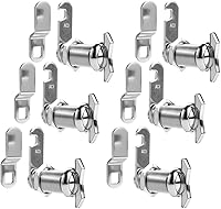 Vista 9 de Cerradura de leva desplazada operada por pulgar de 5/8 pulgadas, pestillo de compartimento de RV, giro de pulgar sin bloqueo, para compartimento